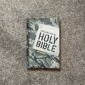 Operation Worship Compact Holy Bible Air Force Edition